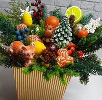 Мыльный букет Новогодний