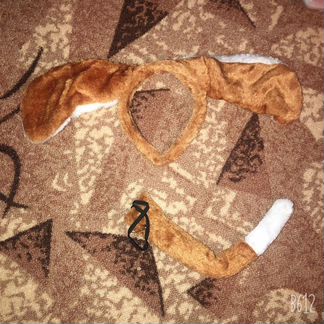 Комплект ушки, хвостик собачка