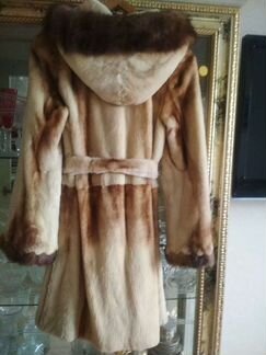 Шуба с соболем Saga Mink