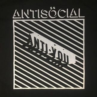 Футболка новая Antisocial Reflective (S)