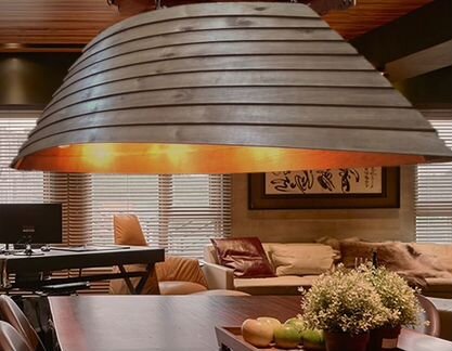 Светильник в виде лодки