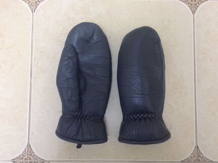 Кожаные варежки