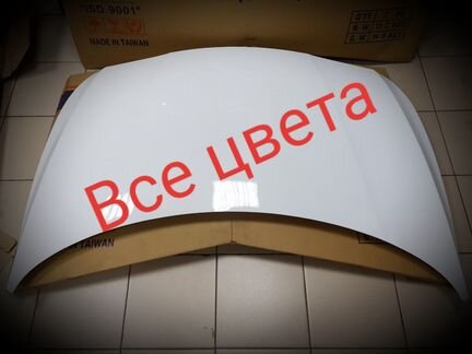 Капот Хендай Солярис белый