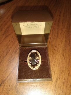 Кольцо с топазом