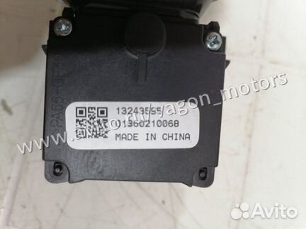 Переключатель дворников Chevrolet Cruze J300