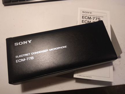 Микрофон-пелчитка Sony ECM-77B профессиональный