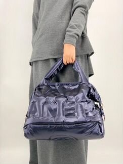 Сумка Chanel женская спортивная дутая фиолетовый