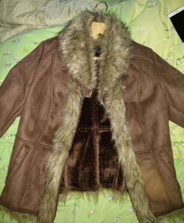 Короткая дублёнка-куртка