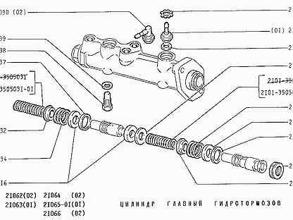 Главный тормозной цилиндр ваз 2106 течет