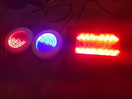 LED светильник для растений, рассады гидропоника