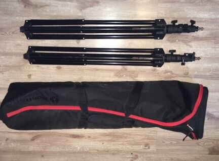 2 стойки raylab RT-2600, 2 крепления phottix varos