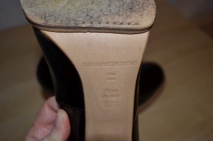 Классические черные туфли Gianmarco Lorenzi