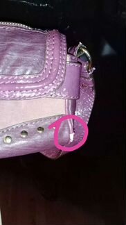 Сумка Guess цвет фиолетовый - баклажан