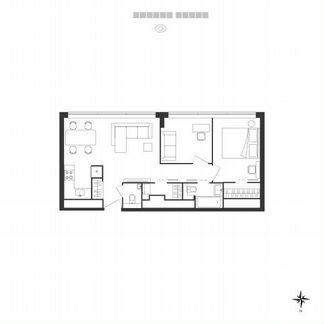2-к апартаменты, 55.4 м², 22/26 эт.