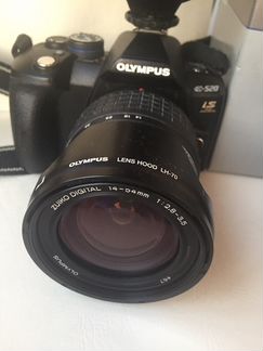Фотоаппарат Olympus E-520, обьектив, вспышка и про