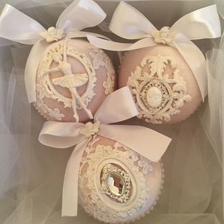 Шары новогодние ручная работа