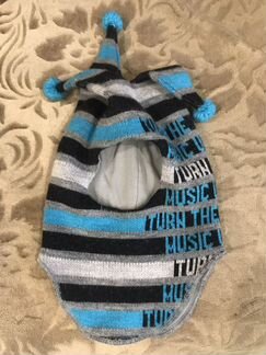 Зимняя шапка шлем для мальчика