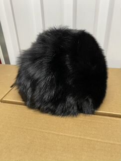 Шапка Yves Salomon оригинал мех Лисы