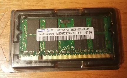 Память для ноутбуков SO-dimm DDR2 1Gb