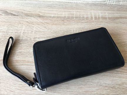 Клатч визитка из натуральной кожи