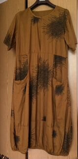 Платье льняное стиль бохо