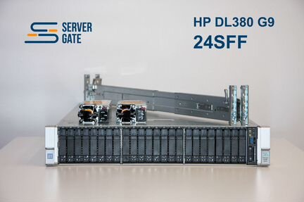 Сервер HP DL380 G9 24SFF 2x E5-2680v3 256 GB