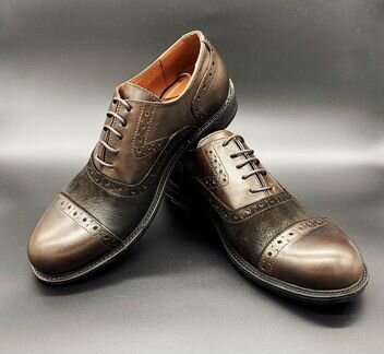 Туфли ботинки мужские кожаные