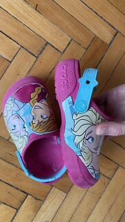 Crocs frozen резиновые сабо С12 холодное сердце