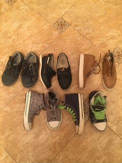 Обувь детская кеды мокасины слипоны тапки 27