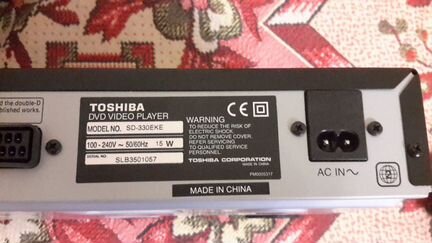 DVD плеер Toshiba SD- 330E