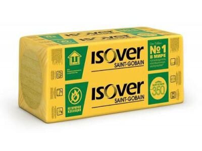 Утеплитель isover Изовер оптимал 100мм 38кг/м3