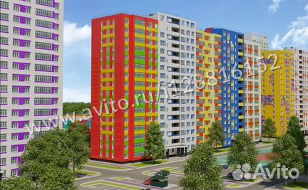 2-к квартира, 39 м², 15/17 эт.
