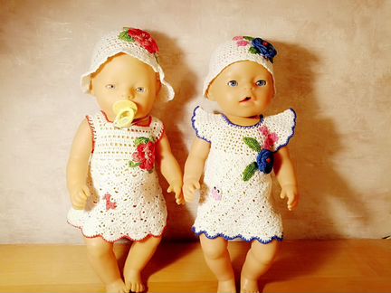 Платья для кукол Беби Борн