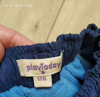 Брюки утеплённые демисезон 110-116