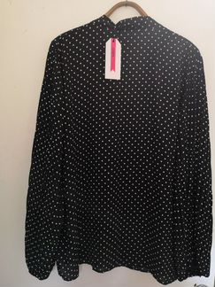 Блузка в горошек fiorella rubino