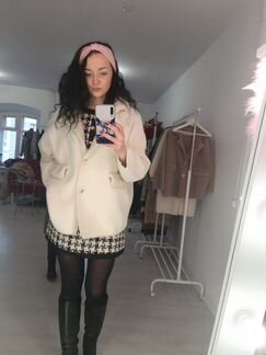 Тёплый жакет альпака