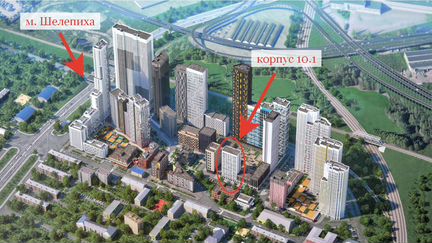 1-к квартира, 43.4 м², 8/19 эт.